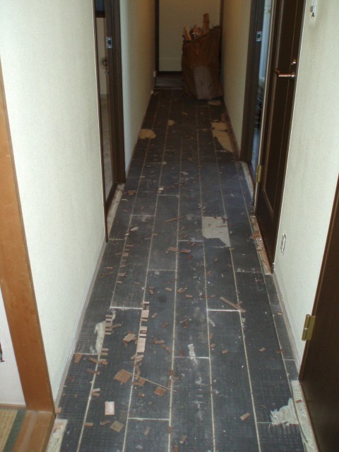 吉町解体廊下